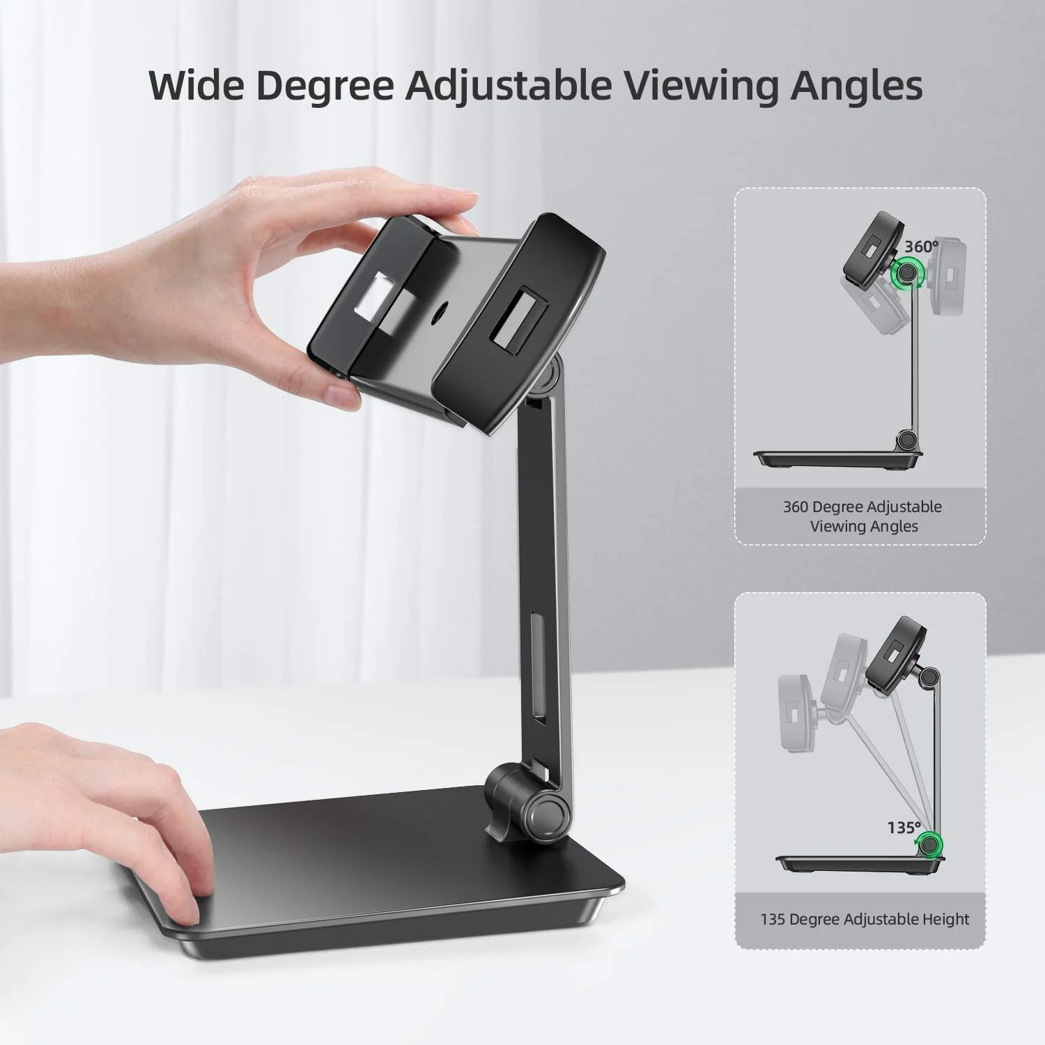 Tragbarer MonitorstÀnder & Halterung 5,9"-9,56" verstellbar - Image 5
